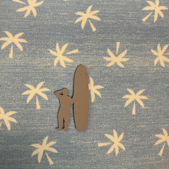 Johnnie O Mens Jeffe 1/4 Zip Lightweight Pullover Sweater Size XL Golf Palm Tree - Picture 5 of 6